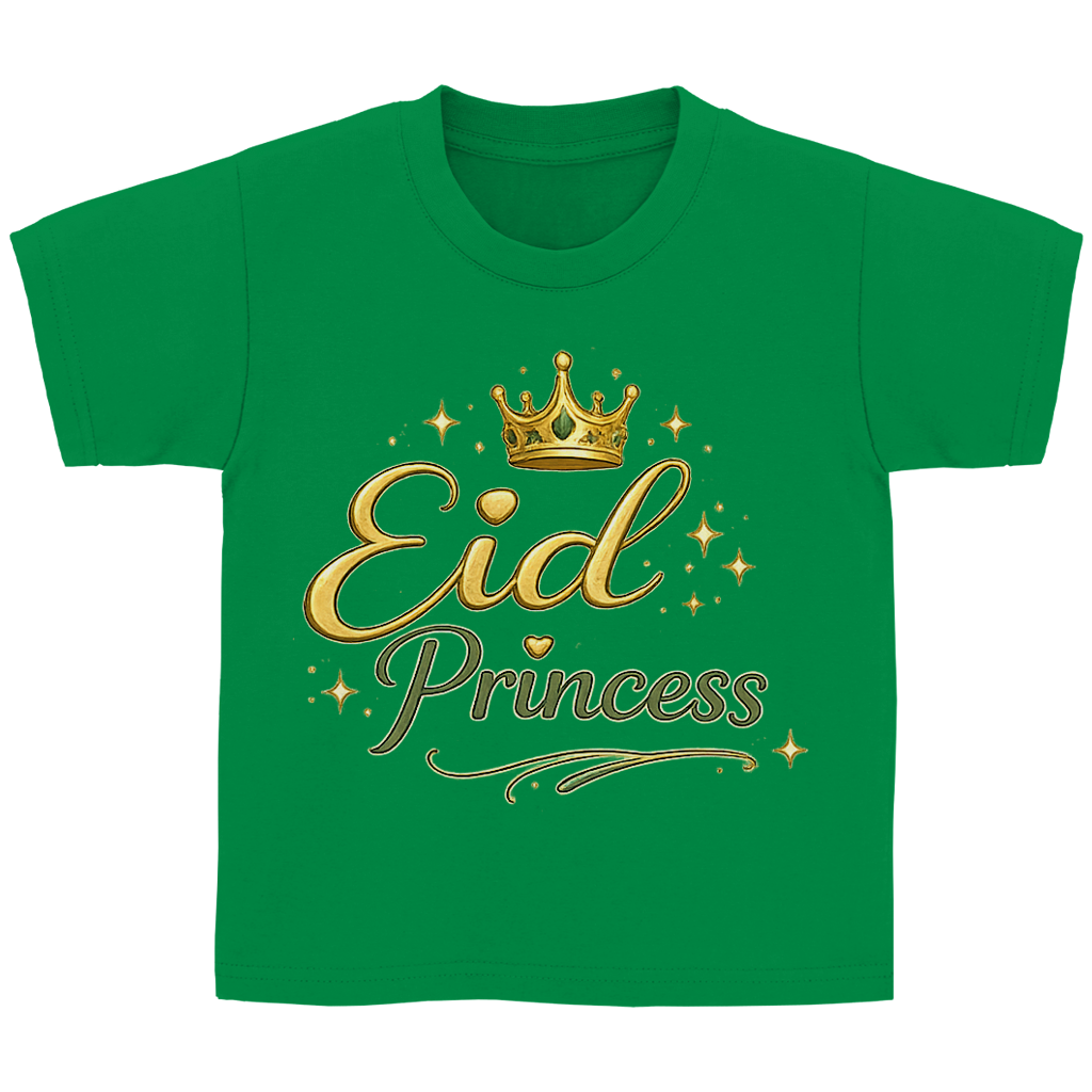Eid Princess – Kinder Basic T-Shirt | Eid Shirt