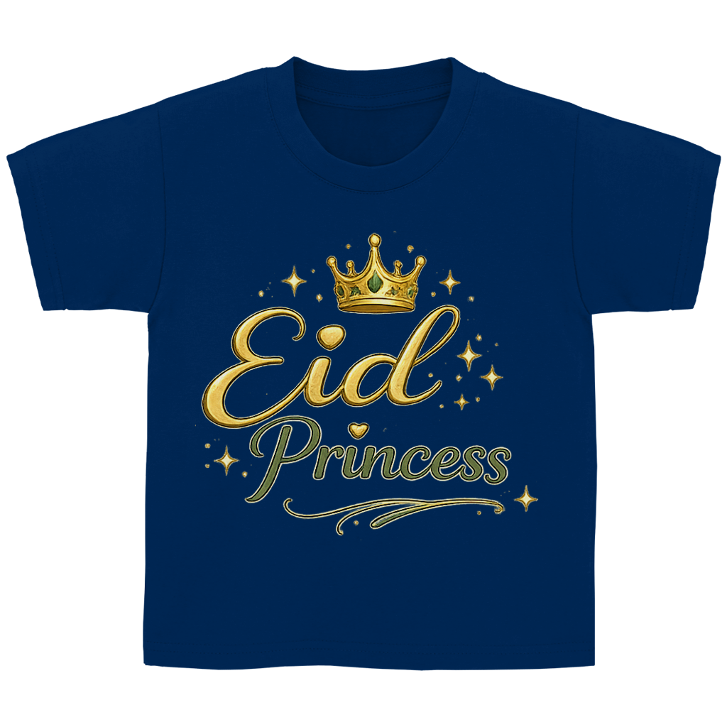 Eid Princess – Kinder Basic T-Shirt | Eid Shirt