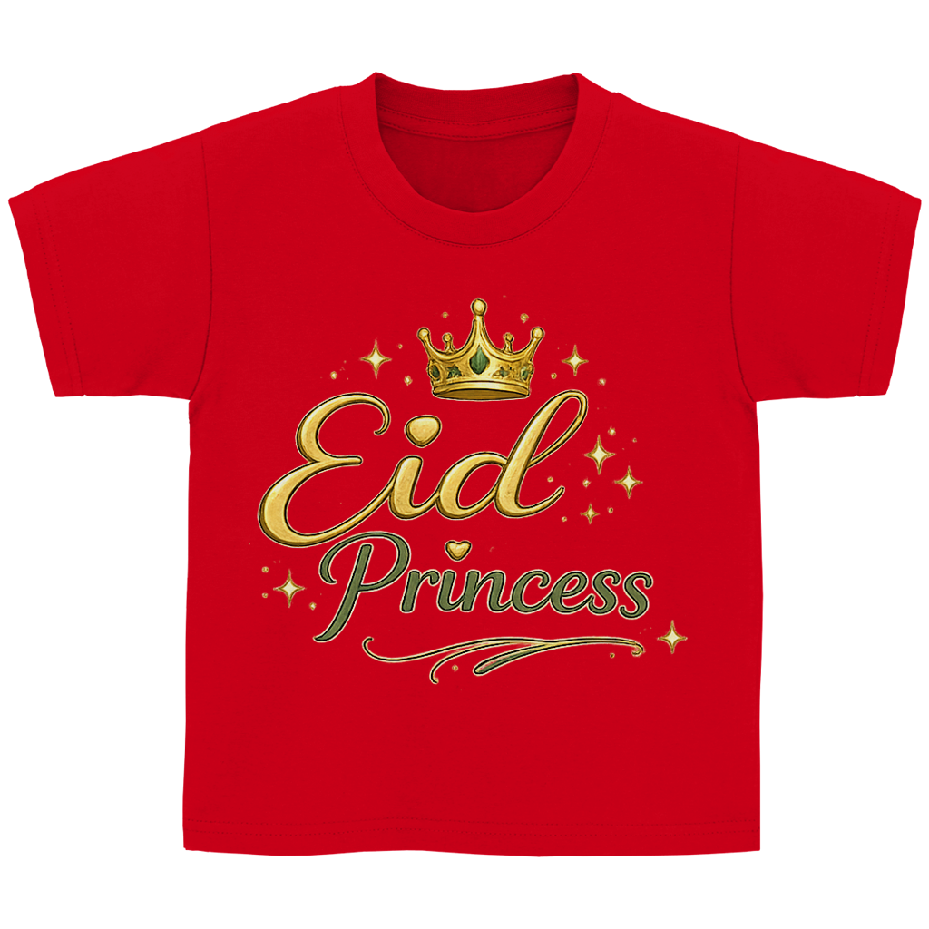 Eid Princess – Kinder Basic T-Shirt | Eid Shirt