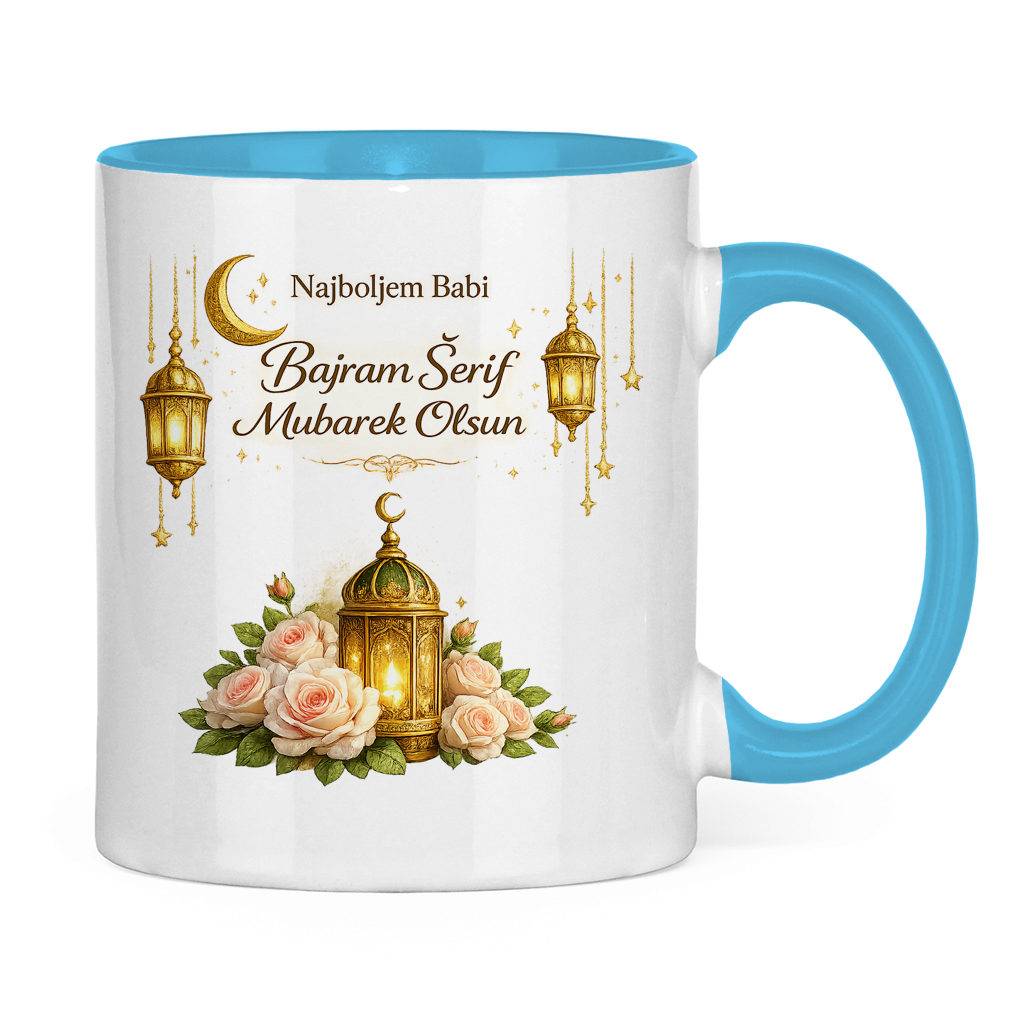 🇧🇦 Eid Tasse Najboljem Babi Bajram Šerif Mubarek Olsun | Elegantes Eid Mubarak Geschenk