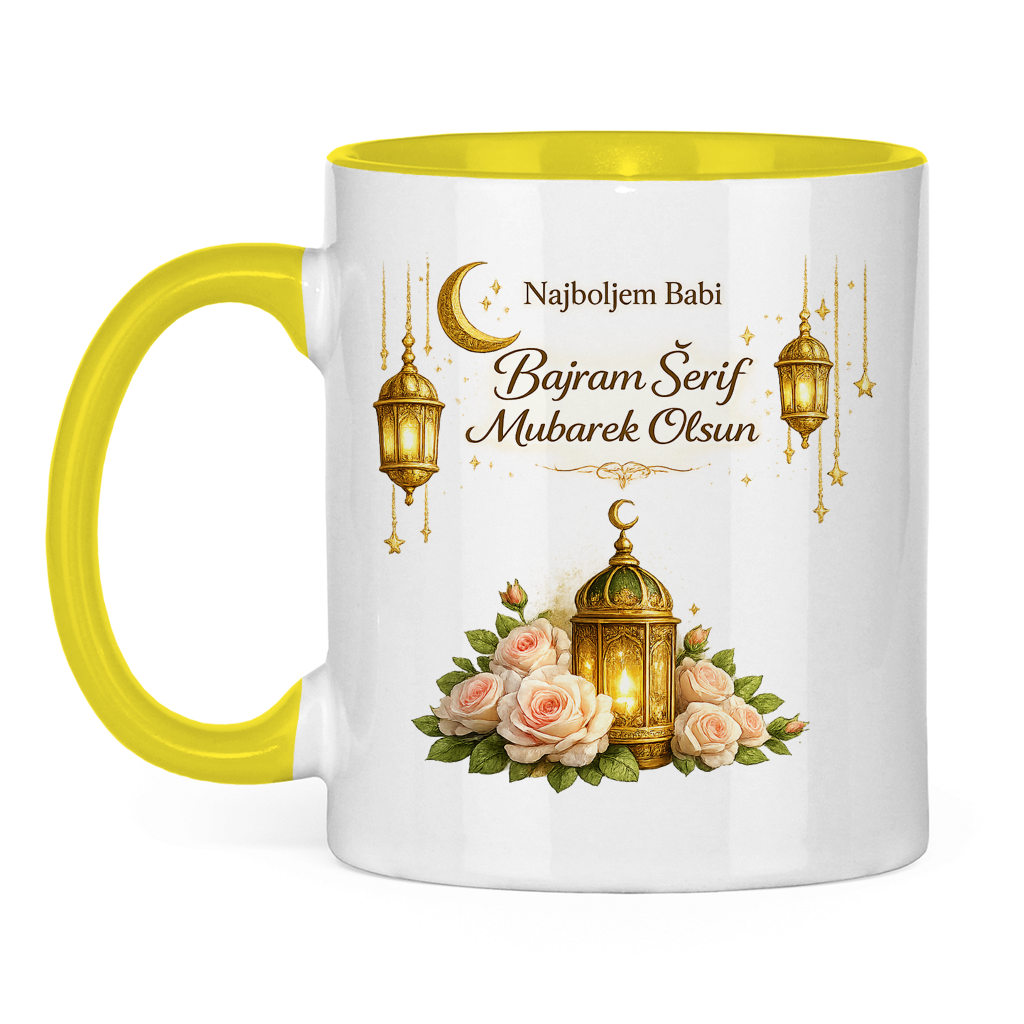 🇧🇦 Eid Tasse Najboljem Babi Bajram Šerif Mubarek Olsun | Elegantes Eid Mubarak Geschenk