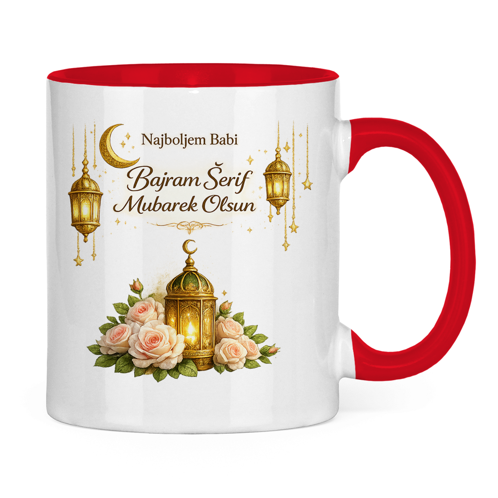 🇧🇦 Eid Tasse Najboljem Babi Bajram Šerif Mubarek Olsun | Elegantes Eid Mubarak Geschenk