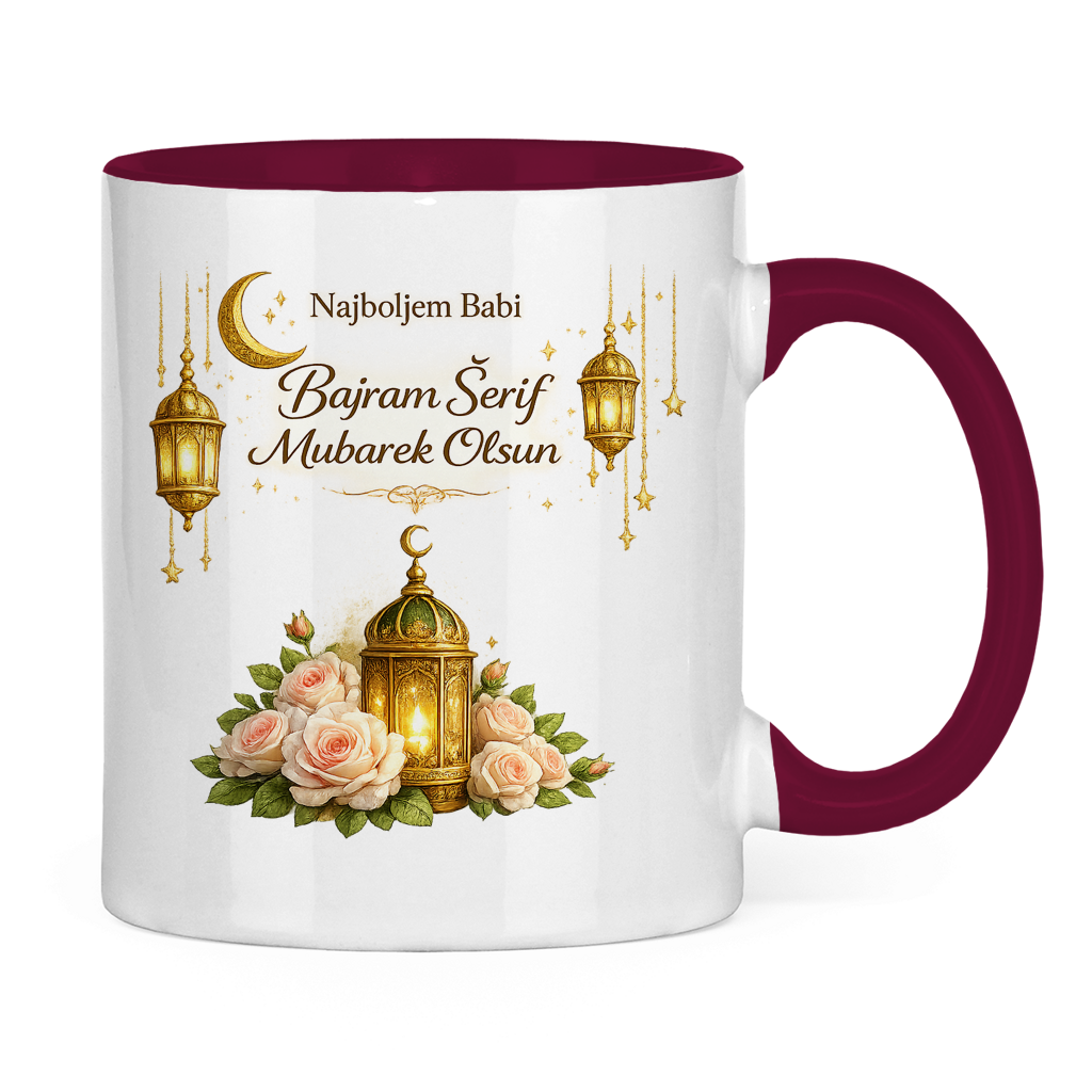 🇧🇦 Eid Tasse Najboljem Babi Bajram Šerif Mubarek Olsun | Elegantes Eid Mubarak Geschenk