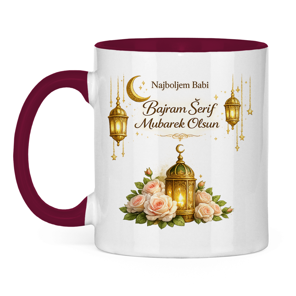 🇧🇦 Eid Tasse Najboljem Babi Bajram Šerif Mubarek Olsun | Elegantes Eid Mubarak Geschenk