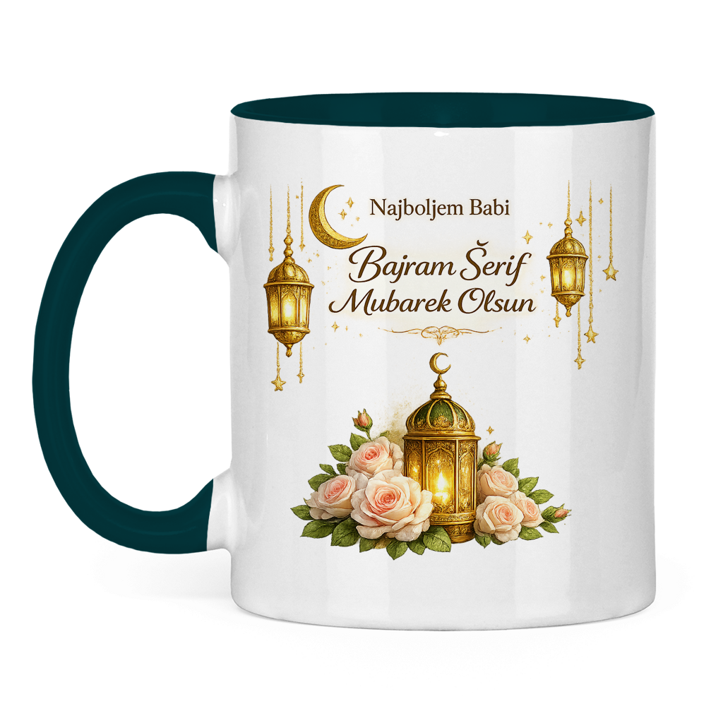 🇧🇦 Eid Tasse Najboljem Babi Bajram Šerif Mubarek Olsun | Elegantes Eid Mubarak Geschenk
