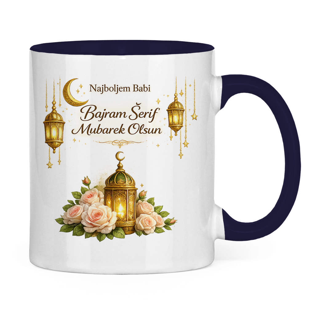 🇧🇦 Eid Tasse Najboljem Babi Bajram Šerif Mubarek Olsun | Elegantes Eid Mubarak Geschenk