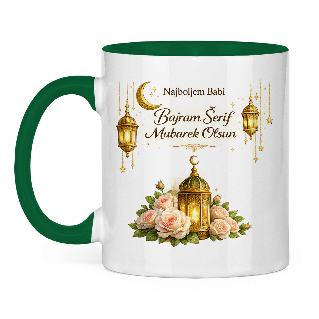 🇧🇦 Eid Tasse Najboljem Babi Bajram Šerif Mubarek Olsun | Elegantes Eid Mubarak Geschenk