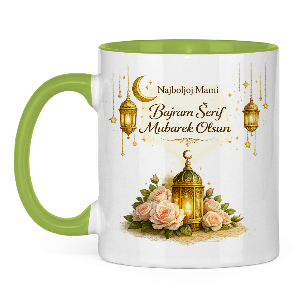 🇧🇦 Eid Tasse Najboljoj Mami Bajram Šerif Mubarek Olsun | Elegantes Eid Mubarak Geschenk