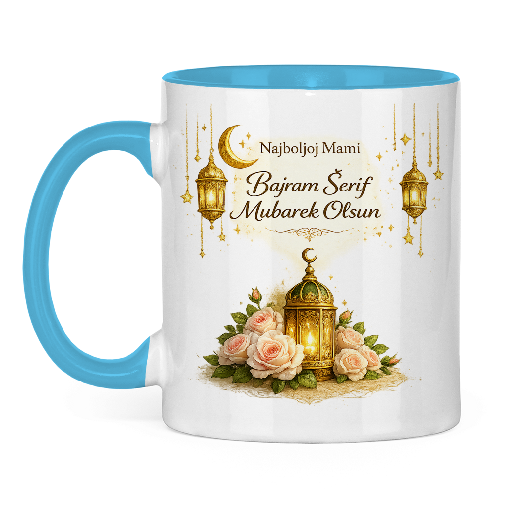 🇧🇦 Eid Tasse Najboljoj Mami Bajram Šerif Mubarek Olsun | Elegantes Eid Mubarak Geschenk
