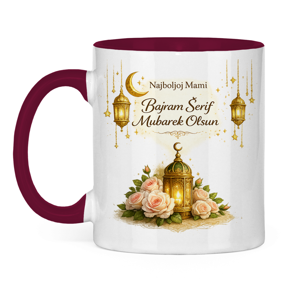 🇧🇦 Eid Tasse Najboljoj Mami Bajram Šerif Mubarek Olsun | Elegantes Eid Mubarak Geschenk