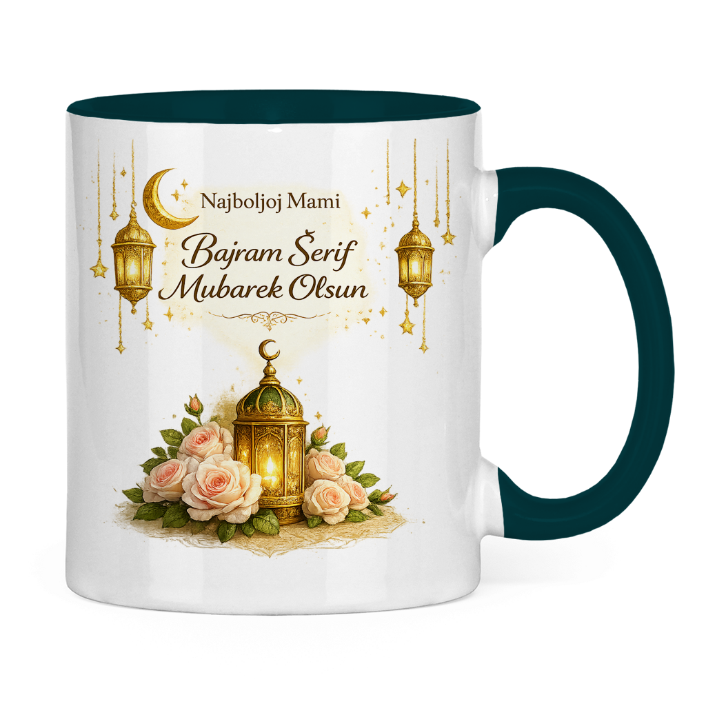 🇧🇦 Eid Tasse Najboljoj Mami Bajram Šerif Mubarek Olsun | Elegantes Eid Mubarak Geschenk