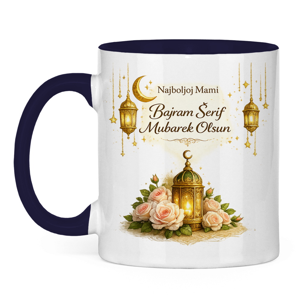 🇧🇦 Eid Tasse Najboljoj Mami Bajram Šerif Mubarek Olsun | Elegantes Eid Mubarak Geschenk
