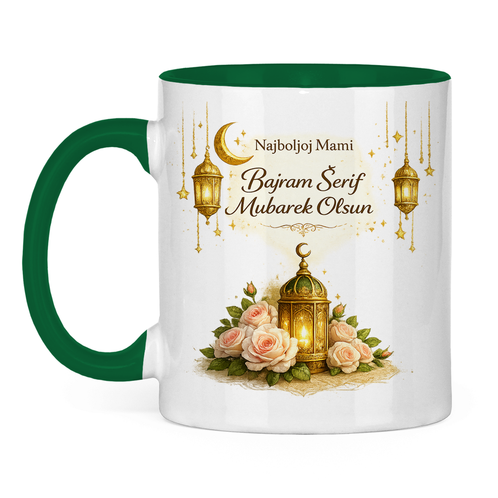 🇧🇦 Eid Tasse Najboljoj Mami Bajram Šerif Mubarek Olsun | Elegantes Eid Mubarak Geschenk