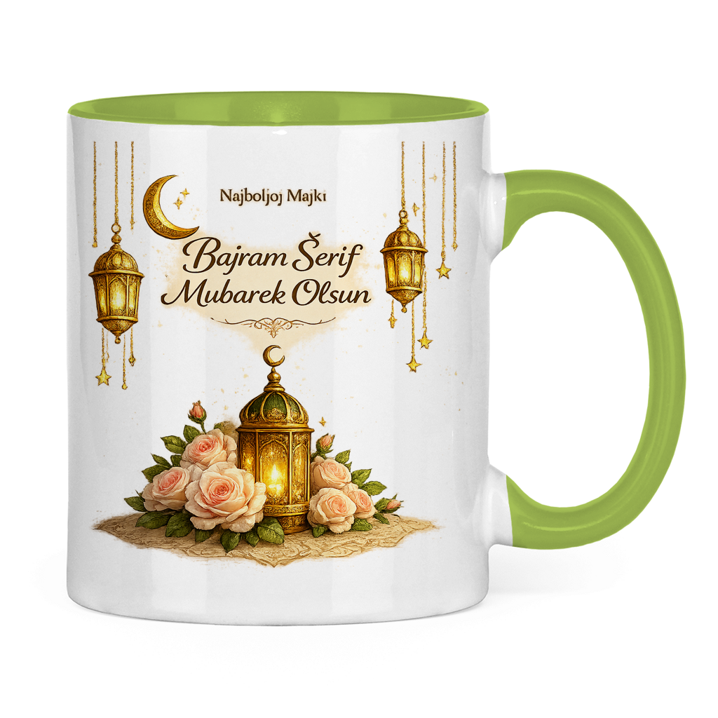 🇧🇦 Eid Tasse Najboljoj Majki Bajram Šerif Mubarek Olsun | Elegantes Eid Mubarak Geschenk