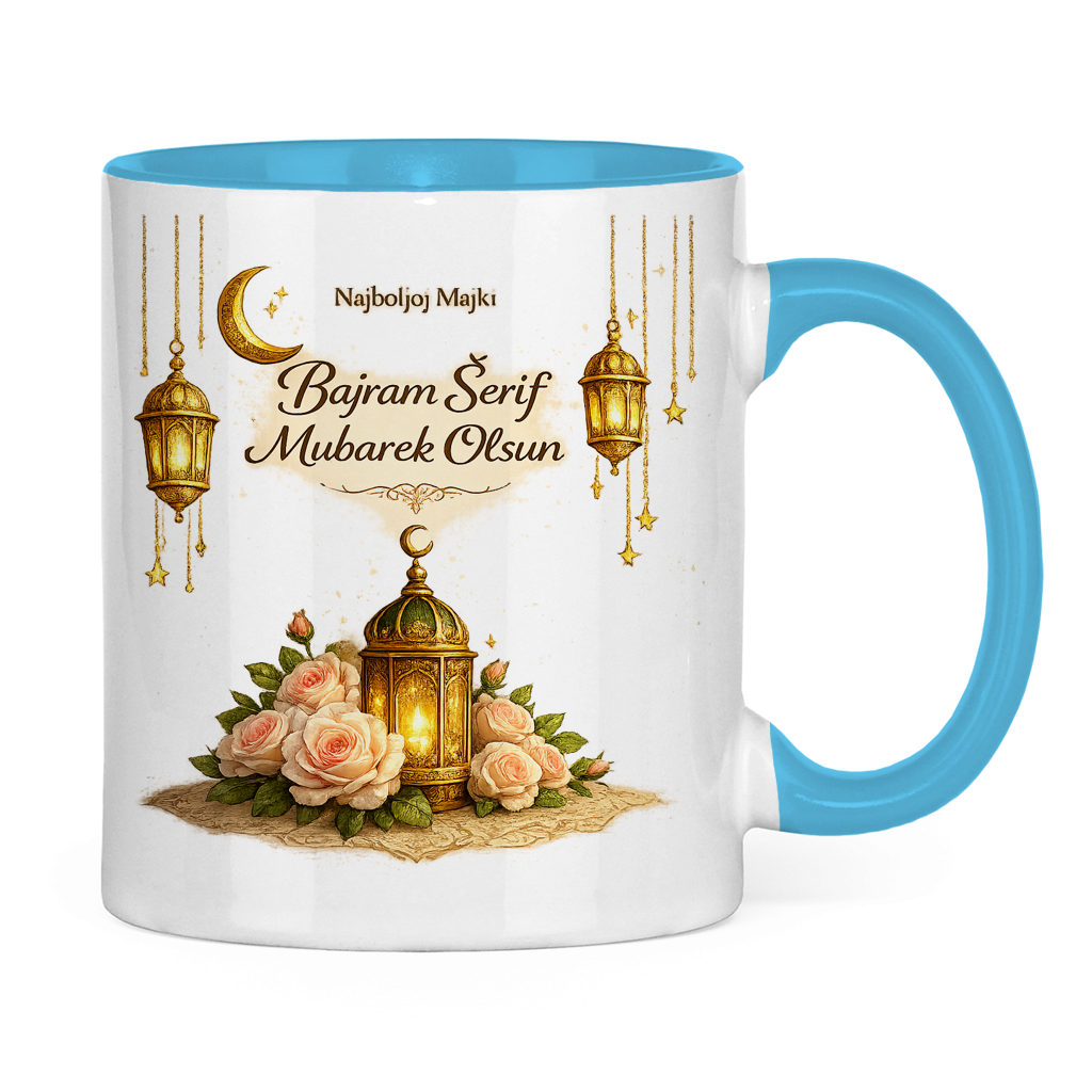 🇧🇦 Eid Tasse Najboljoj Majki Bajram Šerif Mubarek Olsun | Elegantes Eid Mubarak Geschenk