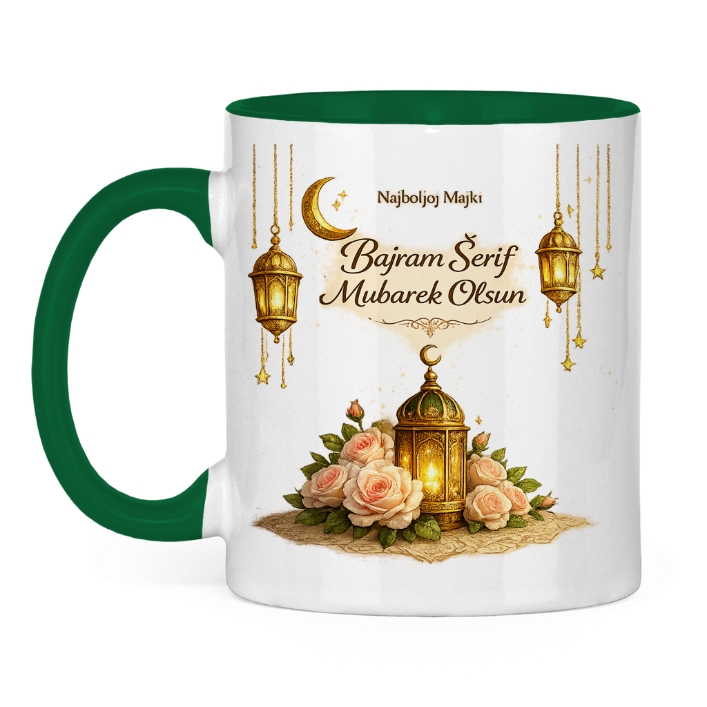 🇧🇦 Eid Tasse Najboljoj Majki Bajram Šerif Mubarek Olsun | Elegantes Eid Mubarak Geschenk