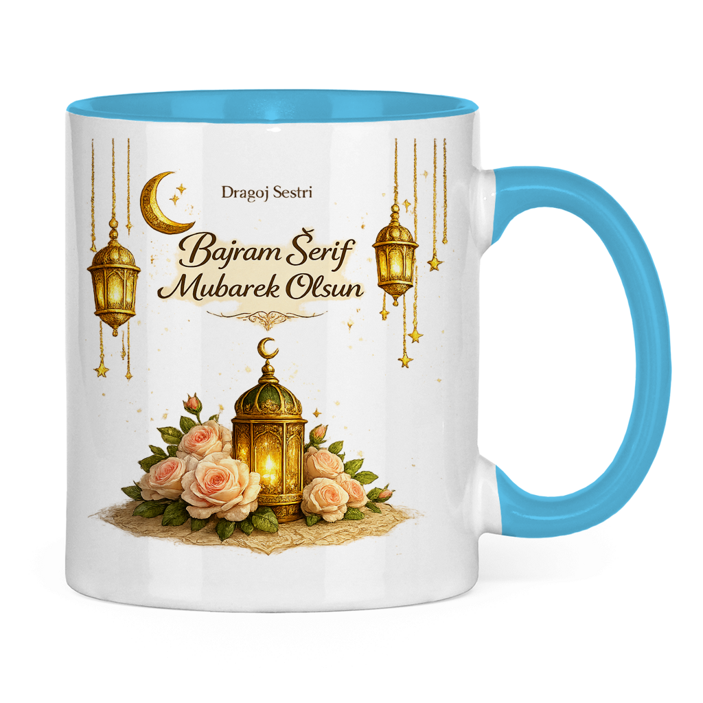 🇧🇦 Eid Tasse Dragoj Sestri Bajram Šerif Mubarek Olsun | Elegantes Eid Mubarak Geschenk