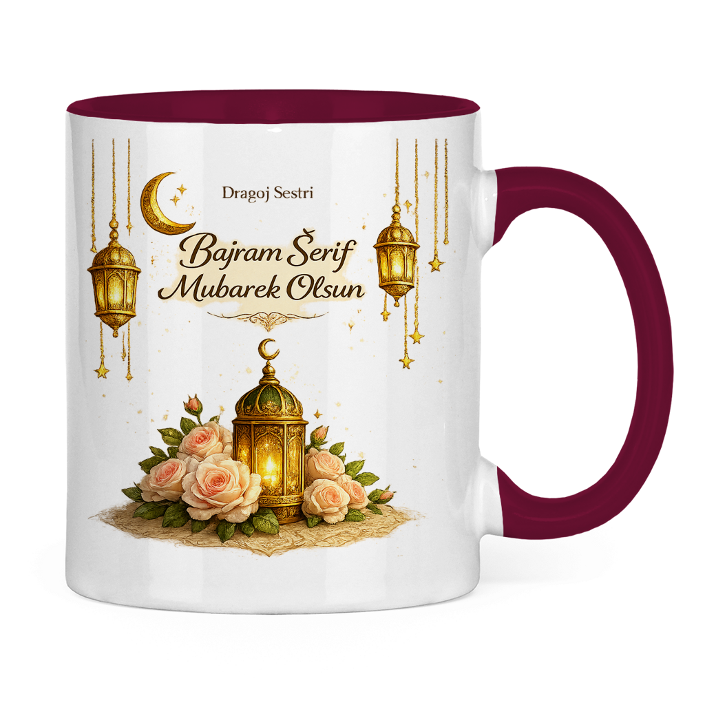 🇧🇦 Eid Tasse Dragoj Sestri Bajram Šerif Mubarek Olsun | Elegantes Eid Mubarak Geschenk