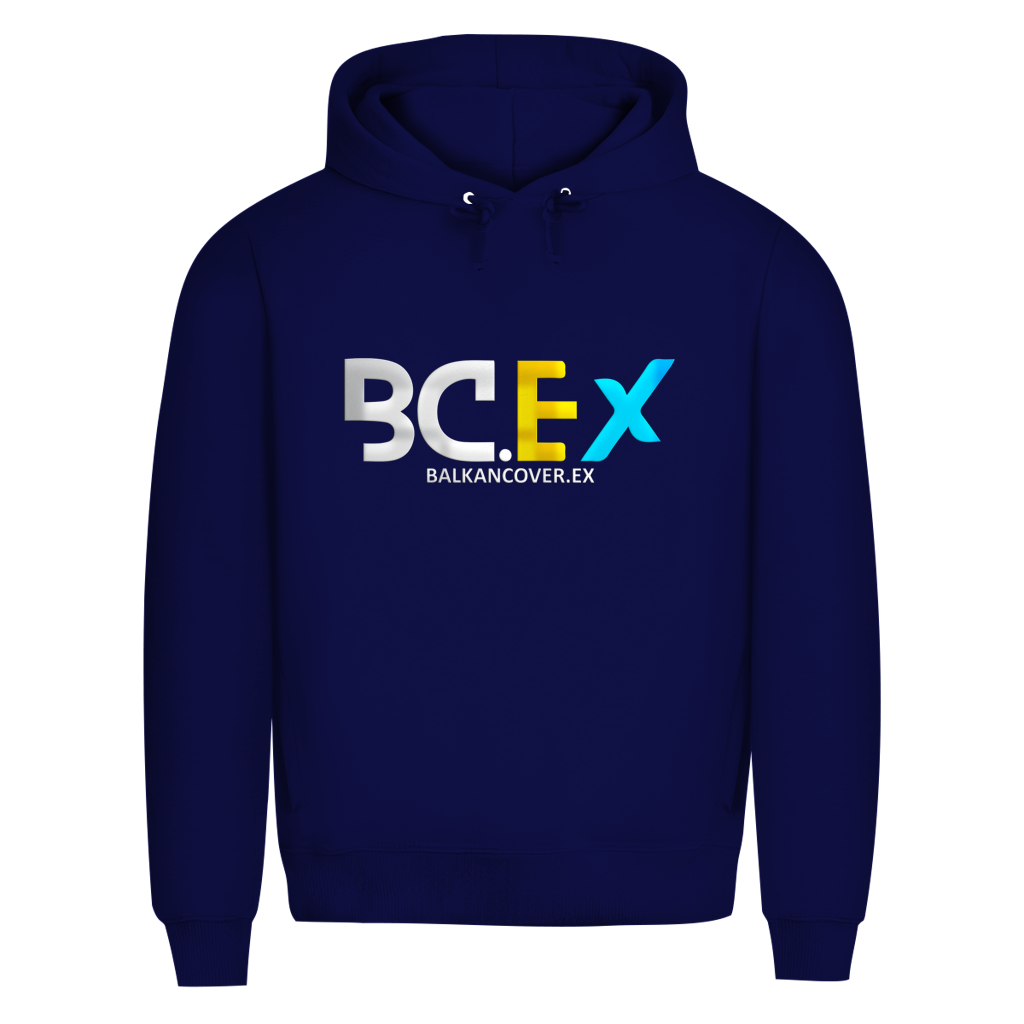 Herren Premium Bio Hoodie BCEX | Frontprint