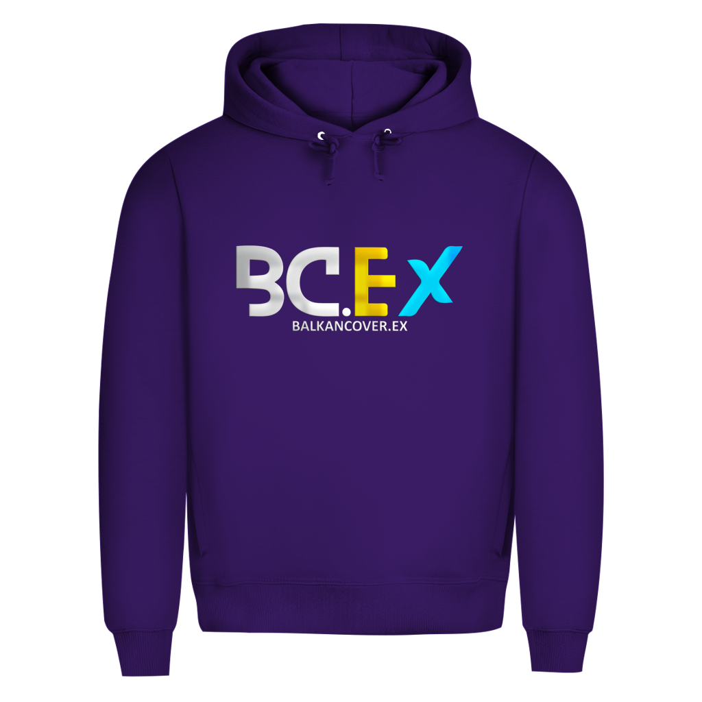 Herren Premium Bio Hoodie BCEX | Frontprint