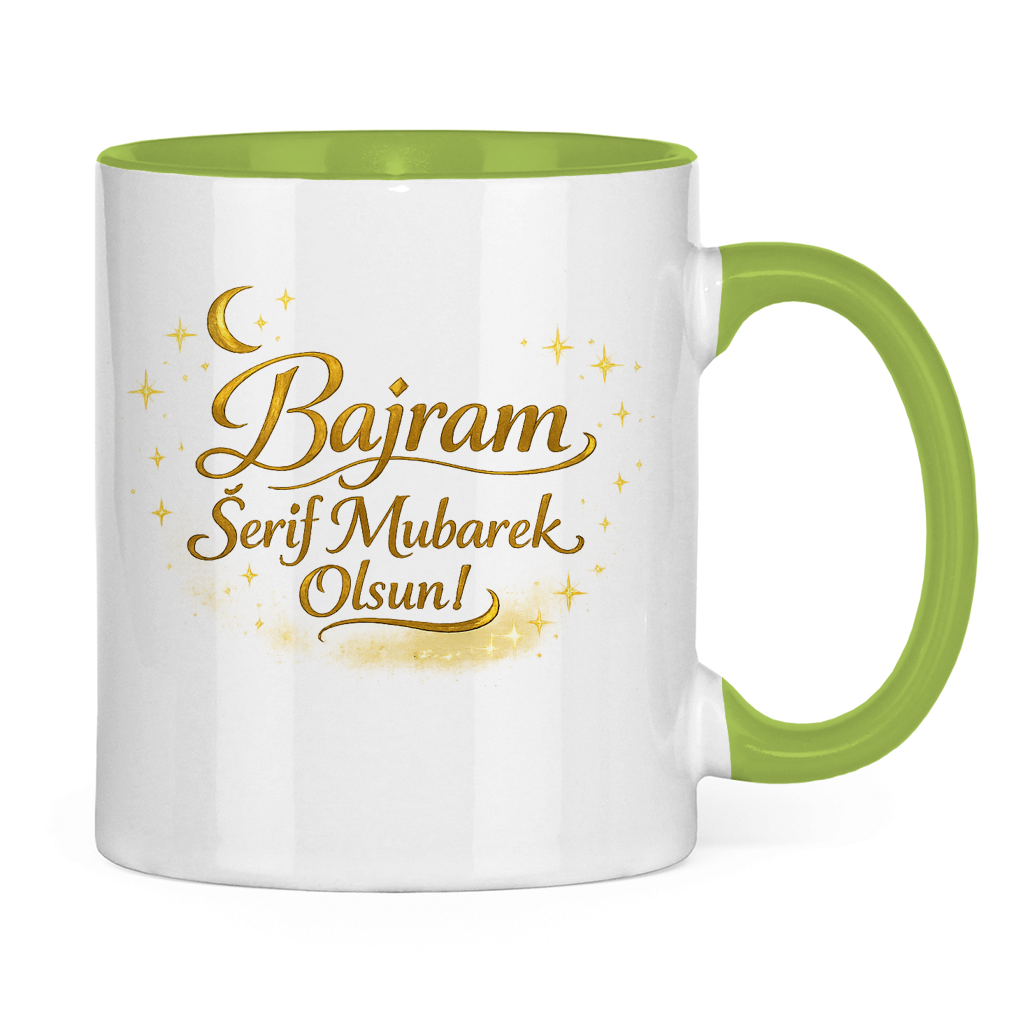 🇧🇦 Tasse - Bajram Serif Mubarek Olsun | Elegantes Eid Mubarak Geschenk
