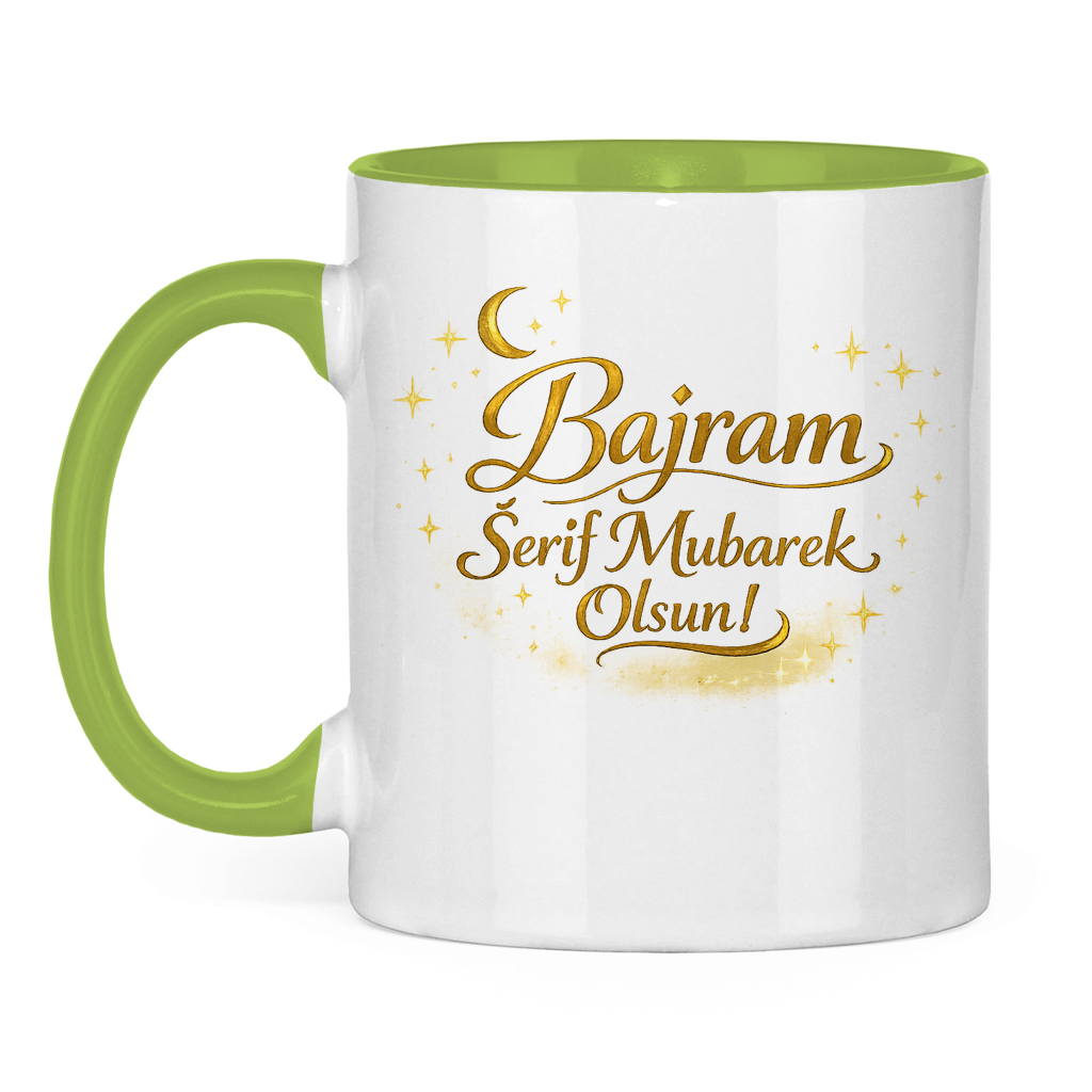 🇧🇦 Tasse - Bajram Serif Mubarek Olsun | Elegantes Eid Mubarak Geschenk