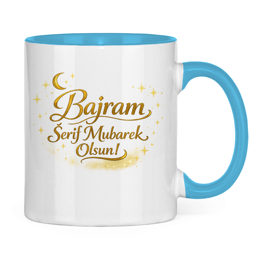 🇧🇦 Tasse - Bajram Serif Mubarek Olsun | Elegantes Eid Mubarak Geschenk