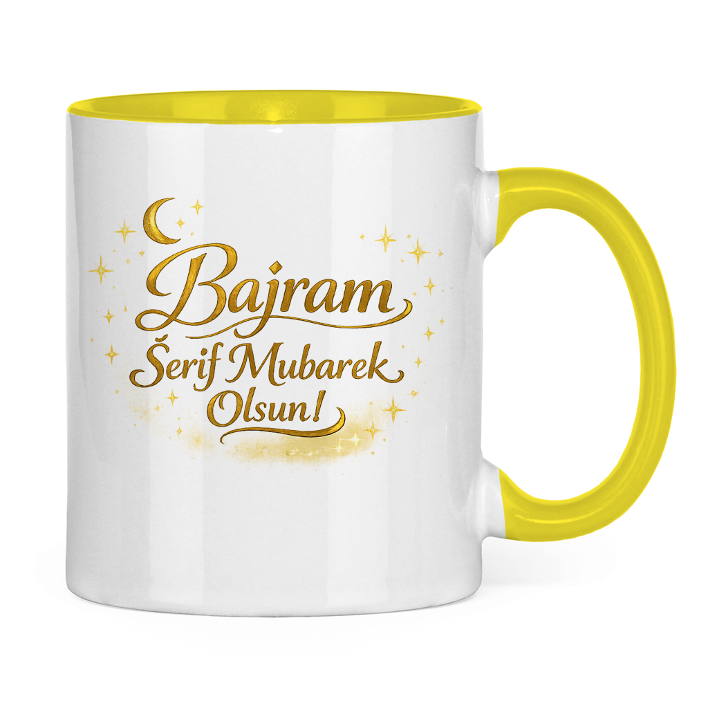 🇧🇦 Tasse - Bajram Serif Mubarek Olsun | Elegantes Eid Mubarak Geschenk