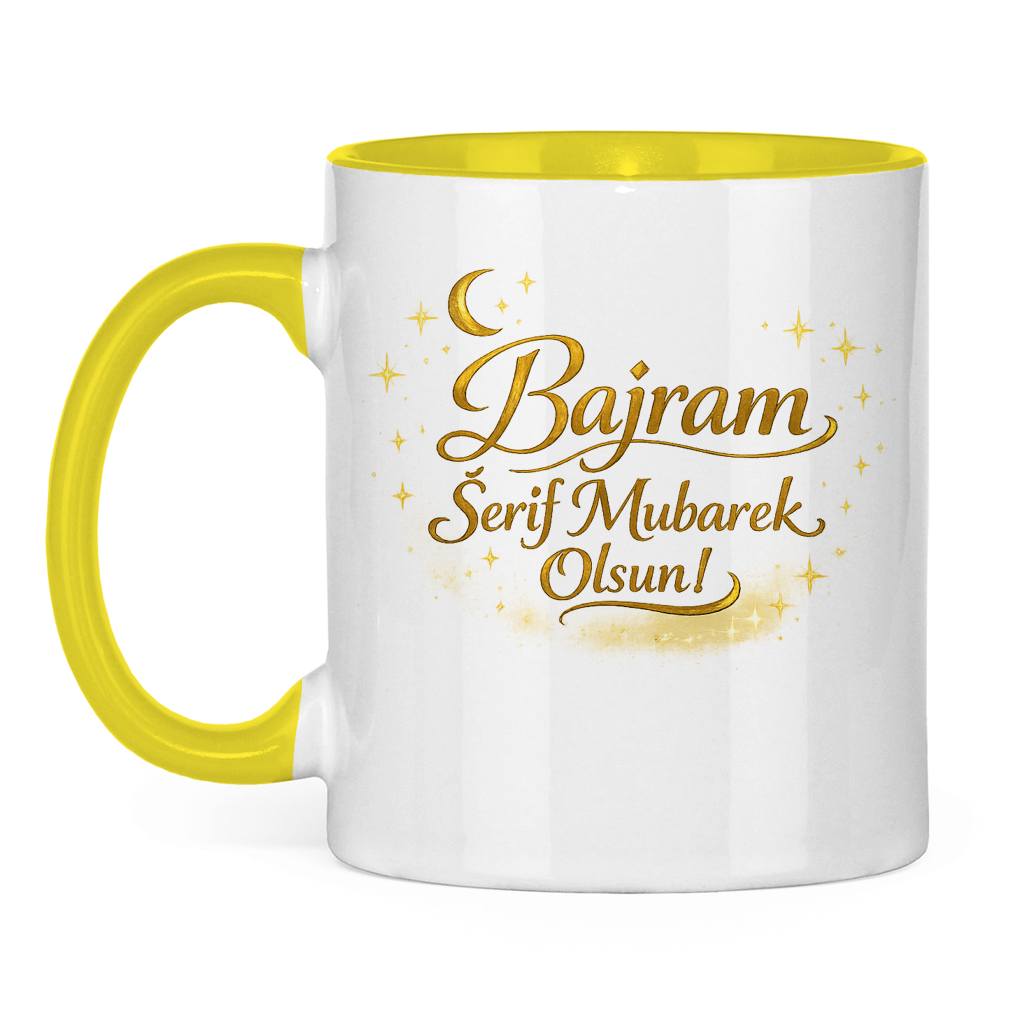 🇧🇦 Tasse - Bajram Serif Mubarek Olsun | Elegantes Eid Mubarak Geschenk