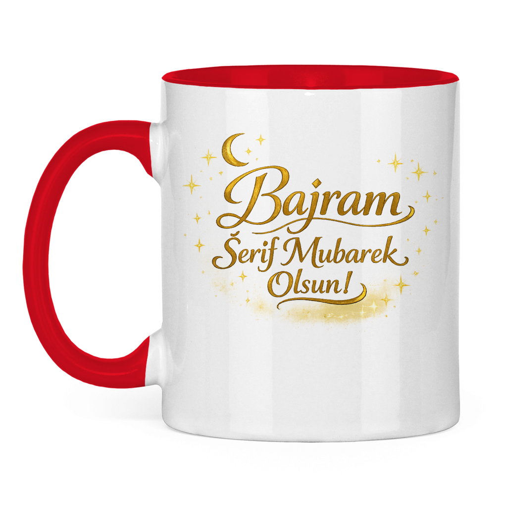 🇧🇦 Tasse - Bajram Serif Mubarek Olsun | Elegantes Eid Mubarak Geschenk