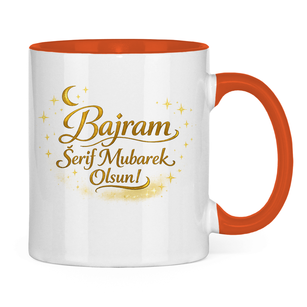 🇧🇦 Tasse - Bajram Serif Mubarek Olsun | Elegantes Eid Mubarak Geschenk