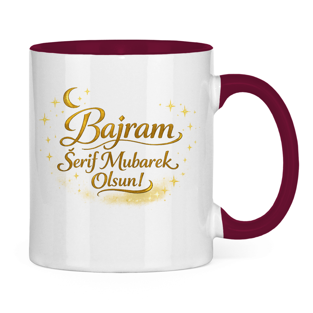 🇧🇦 Tasse - Bajram Serif Mubarek Olsun | Elegantes Eid Mubarak Geschenk