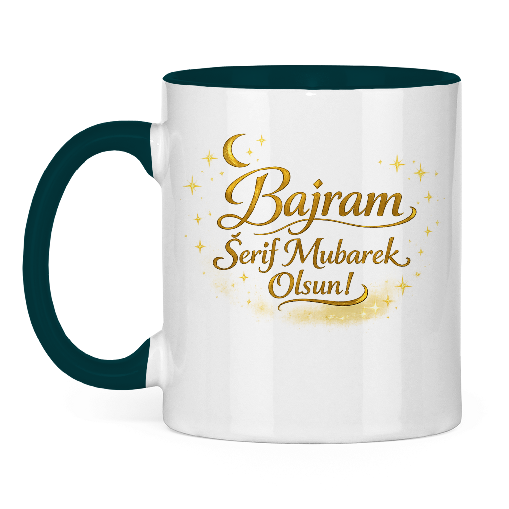 🇧🇦 Tasse - Bajram Serif Mubarek Olsun | Elegantes Eid Mubarak Geschenk