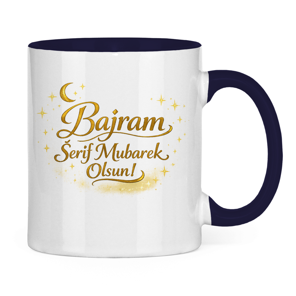 🇧🇦 Tasse - Bajram Serif Mubarek Olsun | Elegantes Eid Mubarak Geschenk