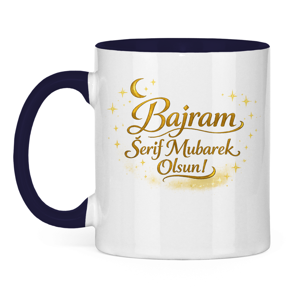 🇧🇦 Tasse - Bajram Serif Mubarek Olsun | Elegantes Eid Mubarak Geschenk