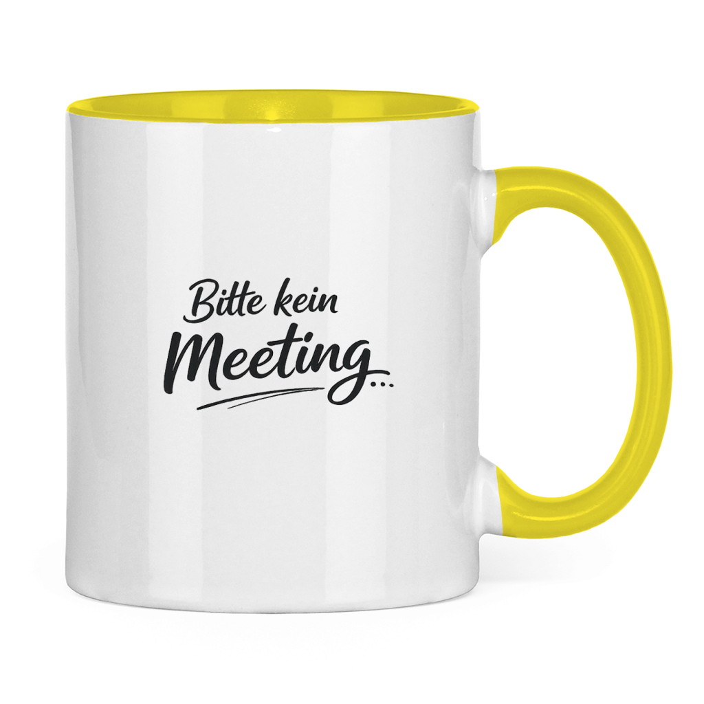 Smiješna šolja „Molim vas, nema sastanka.“