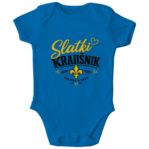 Baby Bio Body „Slatki Krajišnik“ – Lustiger Balkan Baby Body aus Bio-Baumwolle