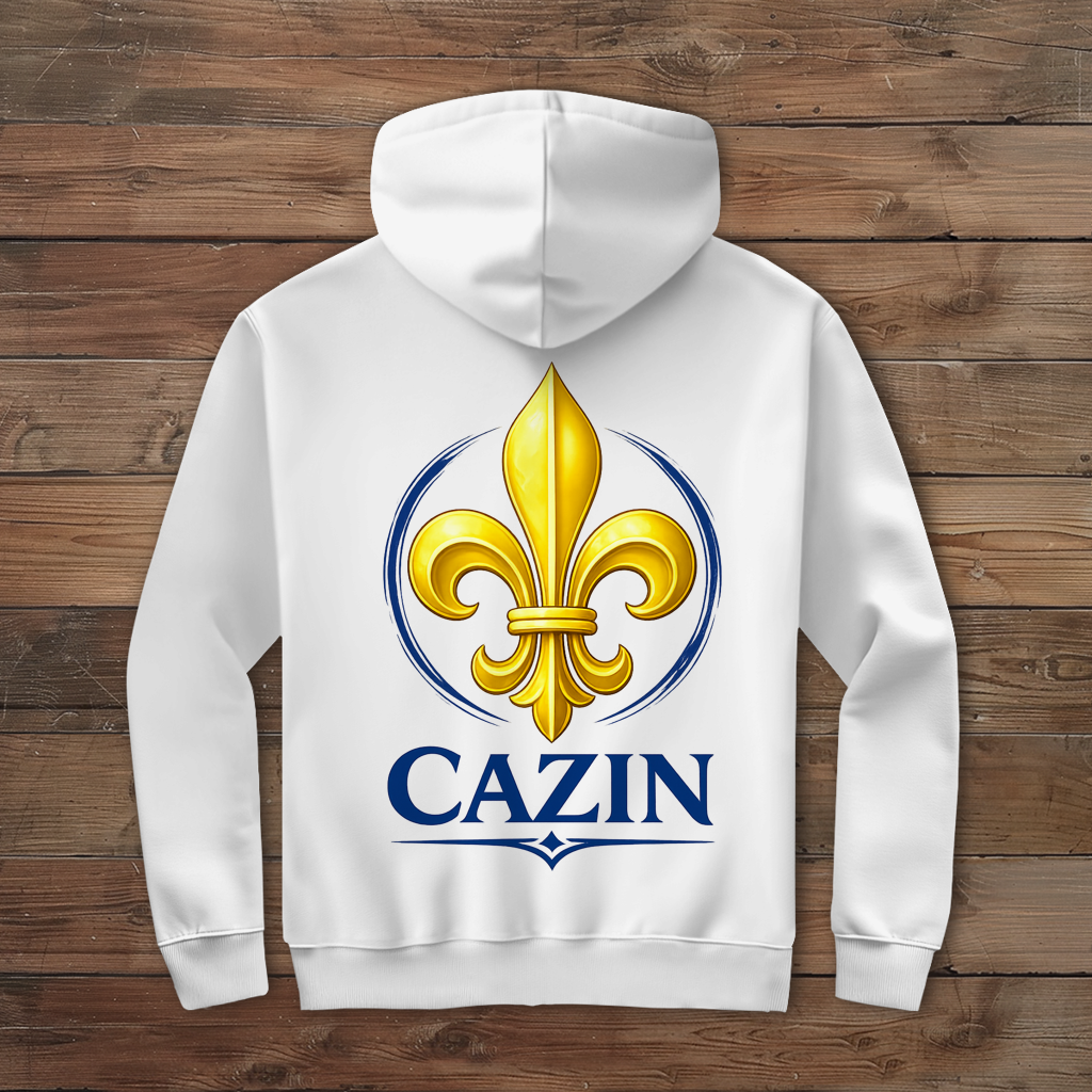 Herren Zipper Hoodie Cazin Bosnien Lilie – Zip Hoodie mit Bosnischem Ljiljan