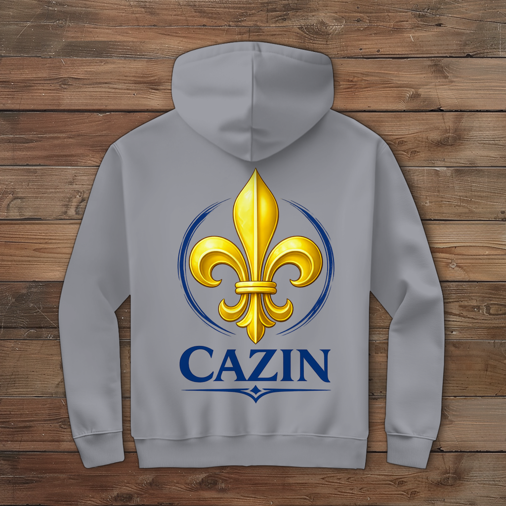 Herren Zipper Hoodie Cazin Bosnien Lilie – Zip Hoodie mit Bosnischem Ljiljan