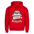 Herren Premium Bio Hoodie – Papa mit Wiener Charme | Österreich