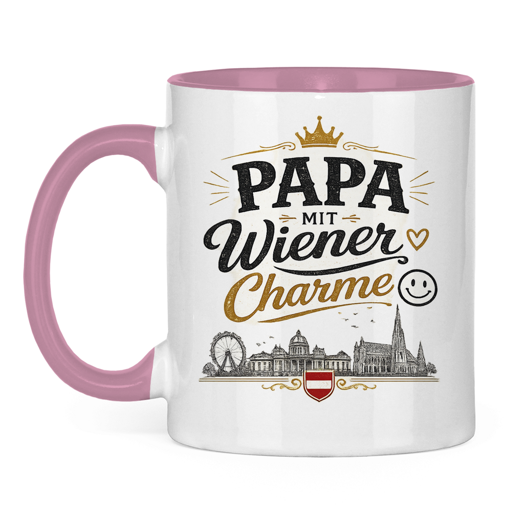 Keramiktasse – Papa mit Wiener Charme | Vatertag Geschenk Österreich
