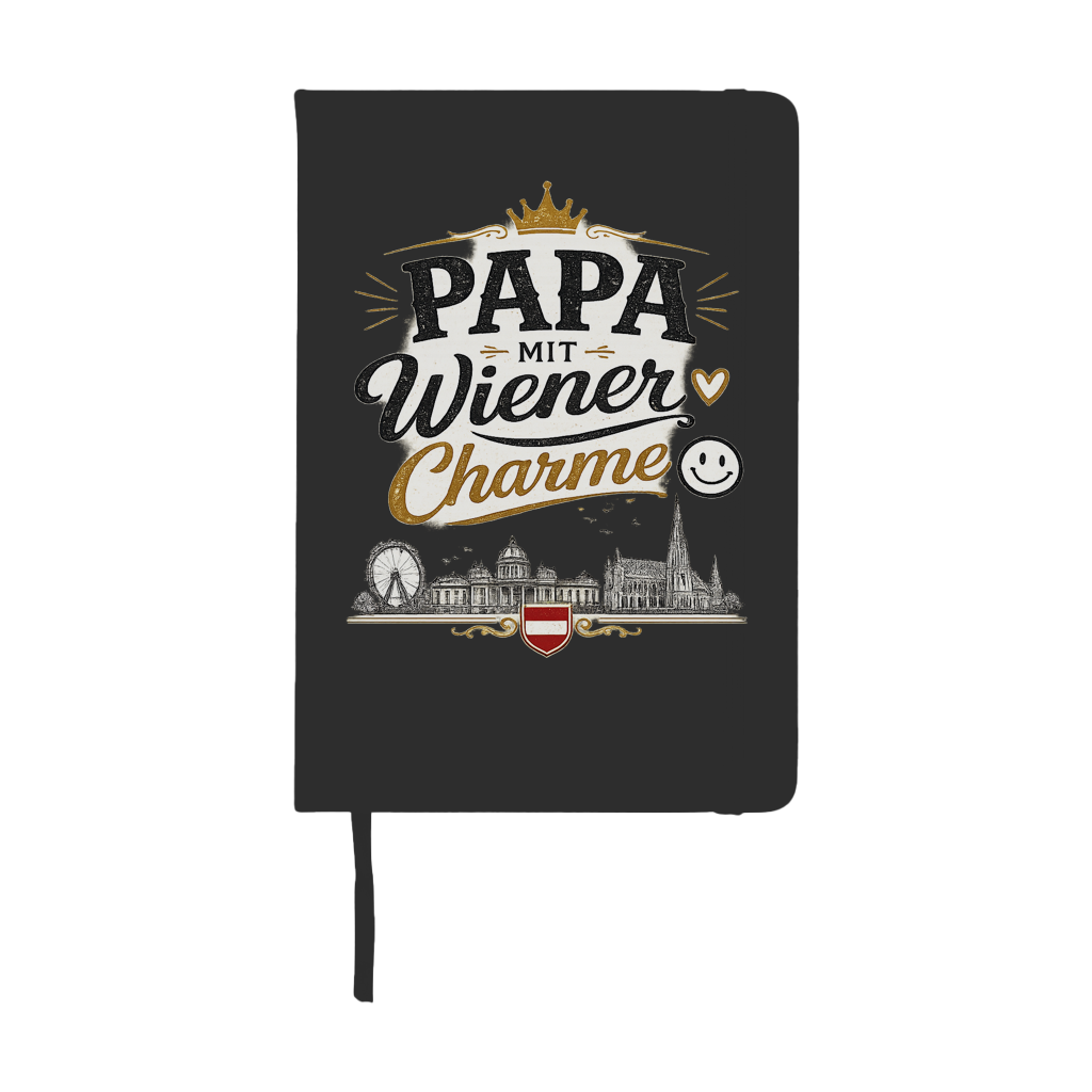 A5 Notizbuch – Papa mit Wiener Charme | Vatertag Geschenk Österreich