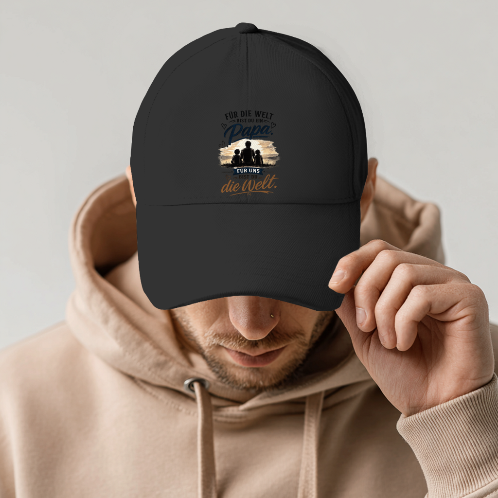 Dad Cap „Für die Welt bist du ein Papa“ – Stylisches Vatertag Geschenk für Papa