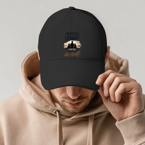 Dad Cap „Für die Welt bist du ein Papa“ – Stylisches Vatertag Geschenk für Papa