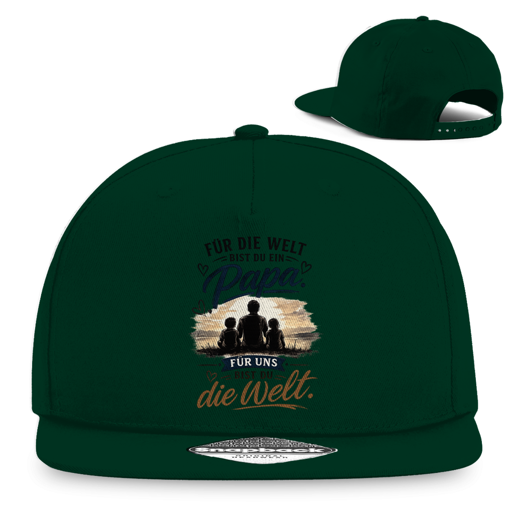 Snapback Cap „Für die Welt bist du ein Papa“ – Stylisches Vatertag Geschenk