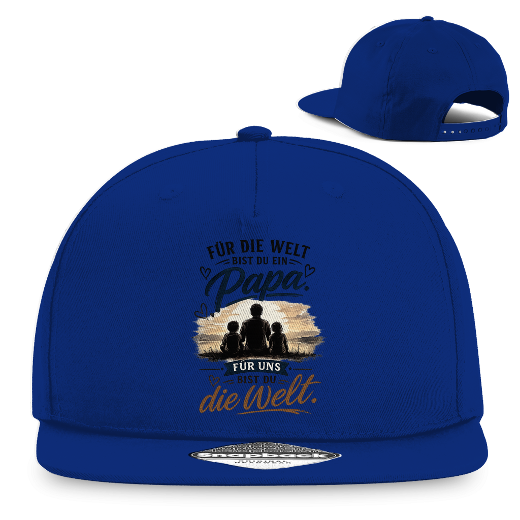 Snapback Cap „Für die Welt bist du ein Papa“ – Stylisches Vatertag Geschenk