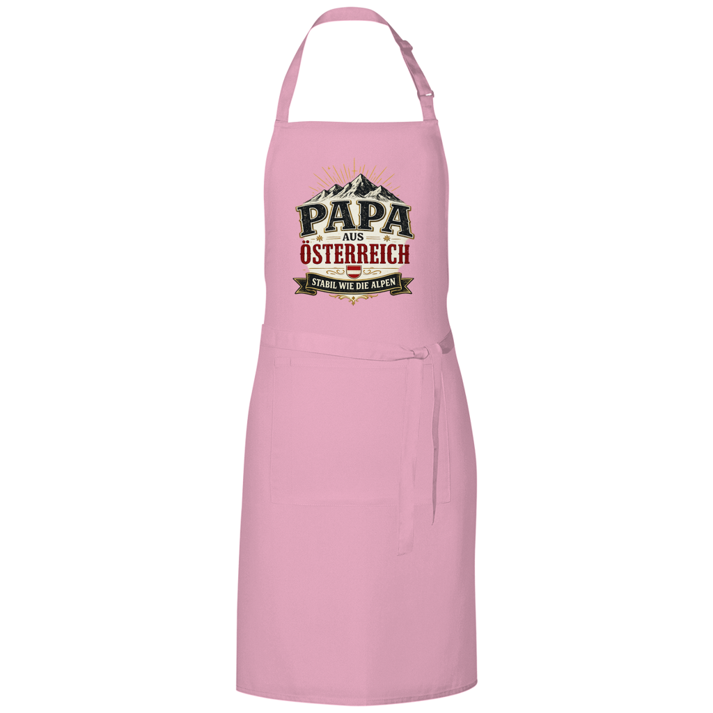 Grillschürze „Papa aus Österreich – stabil wie die Alpen“ | Vatertag Geschenk