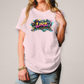 Damen T-Shirt LINZ Graffiti Style – Austria Street Vibes Kollektion