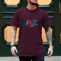 Herren T-Shirt LINZ Retro Graffiti Style – Austria Street Vibes Kollektion