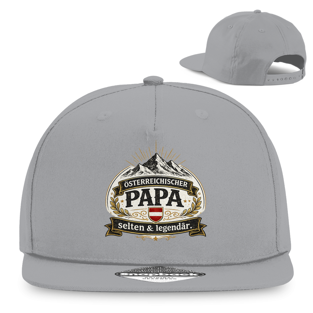 Snapback Rapper Cap „Österreichischer Papa – selten & legendär“ | Stylische Papa Cap